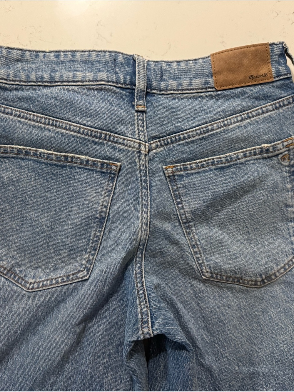 Madewell Curvy Perfect Vintage Wide Leg Crop Jeans 26P High Rise Denim - Picture 8 of 8